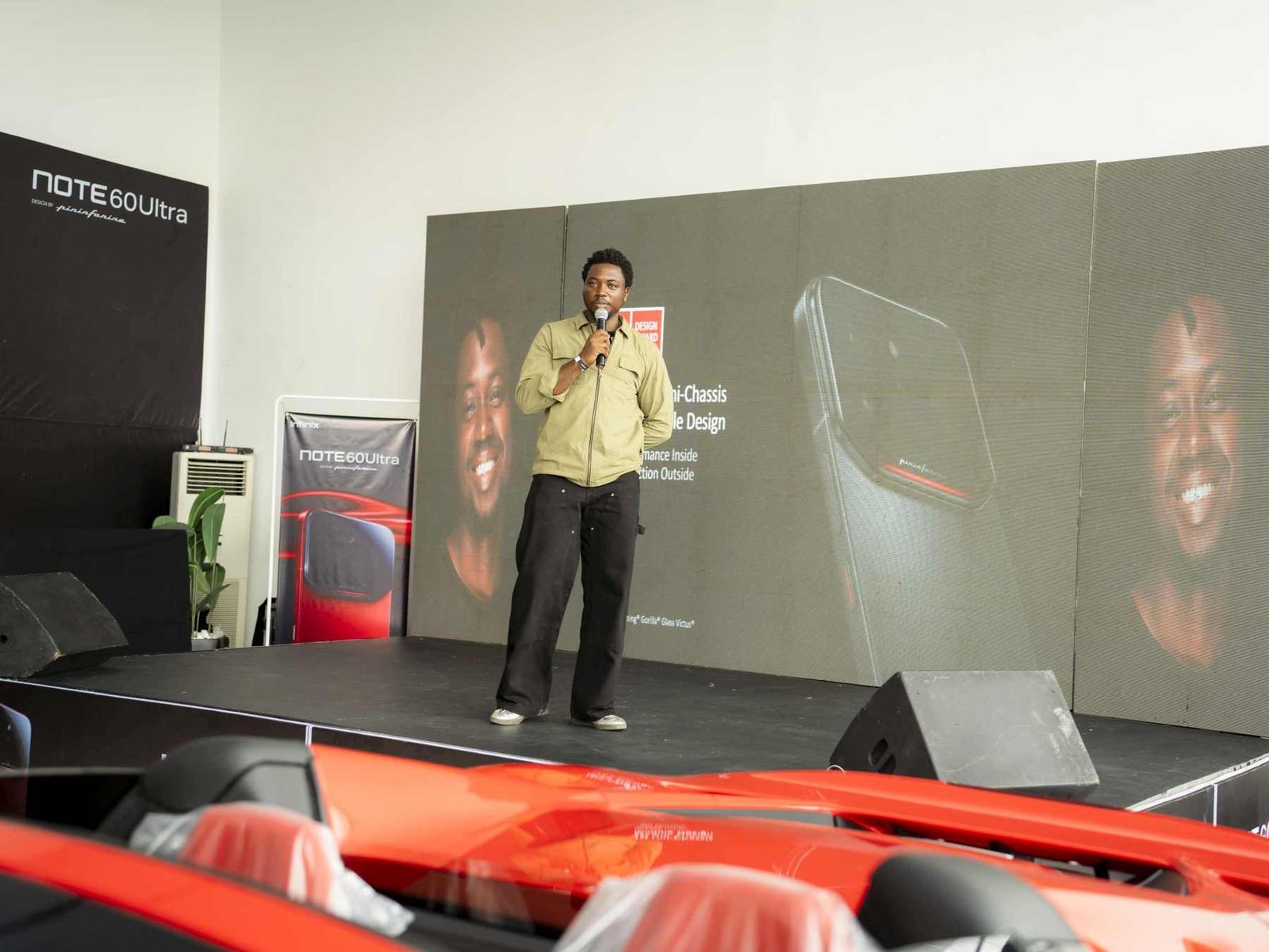 Head of Auto, 234Drive, speaking on the Infinix Note 60 Ultra Supercar DNA
