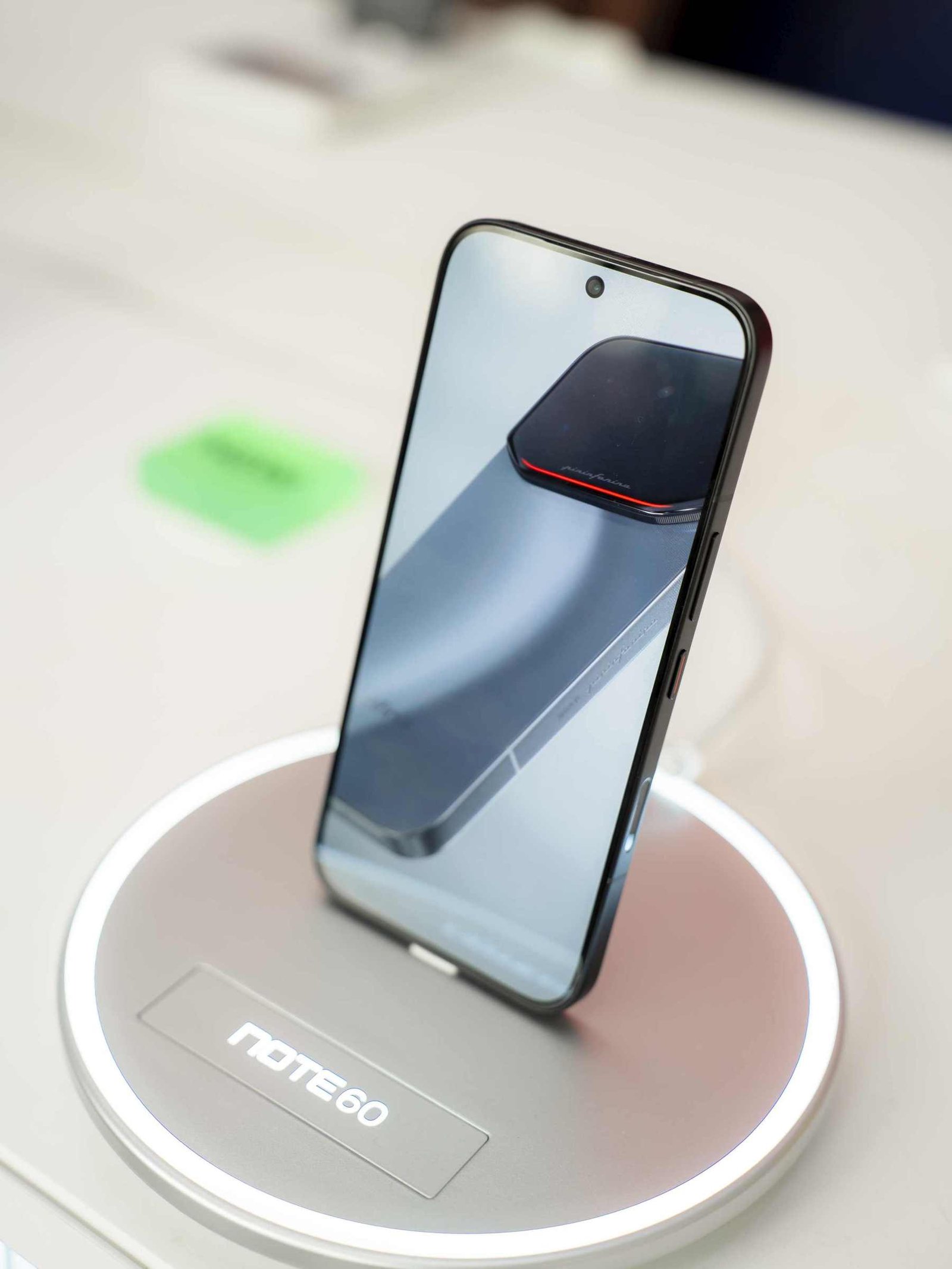 The Infinix NOTE 60 Ultra on display at its official launch event in Nigeria