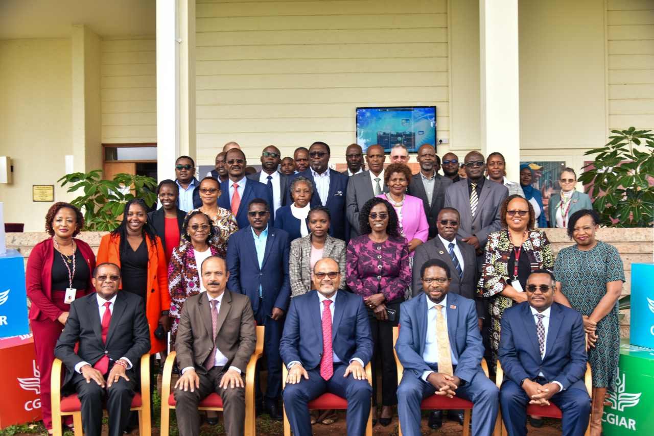 Delegates pose for a group photo during the launch of the World Agriculture Forum Kenya Country Council.