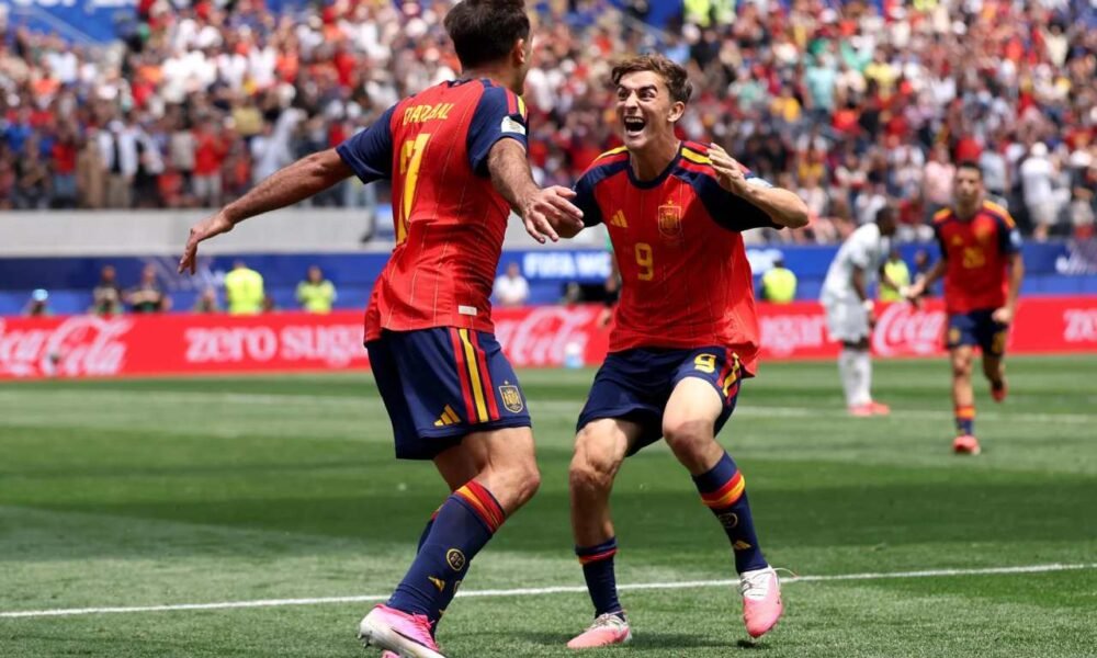 Enzo Fernandes had been sent off in added time of 90 minutes. The King of Spain was present watch his nation play the final while Argentina President held on to her superstition to stay away and watch from Buenos Aires. The match had more royalty with President Donald Trump and his wife in attendance alongside Gianni Infantino FIFA President. Spain had the first real opportunity of the match as Lamine Yamal saw his deflected shot saved by goalkeeper Emilio Martinez, while Unai Simon raced 30 yards out of his box to prevent Lionel Messi from running through on goal with a well-timed clearance. La Furia Roja started the second half with a chance in the opening two minutes with Alex Baena shooting straight at Martinez after substitute Leandro Paredes lost the ball deep in his half. The European champions cracked up the pressure and went close on multiple occasions through Pedri, Dani Olmo, Pau Curbasi, with Martinez thwarting the Spaniard each time they had a shot on target. Martinez made 10 saves in total, including a last-second Yamal free-kick to force extra-time. The Aston Villa player became the first goalkeeper to make 10 saves in a World Cup final. Spain had the ball in the net in the first half of extra-time through Nico Williams, but the referee disallowed the strike for a foul on Nicolas Otamendi in the build-up. Substitute Mikel Merino also saw a glancing header miss the far post by inches. Spain weathered a late Messi-driven onslaught in the dying minutes, but Juliano Simeone blazed high and wide, and held on to send their contingent into wild celebrations. The Spaniards, Euro 2024 winners, claimed their second World Cup trophy, and they become the only European country in history to win consecutive Euros and World Cup trophies twice.