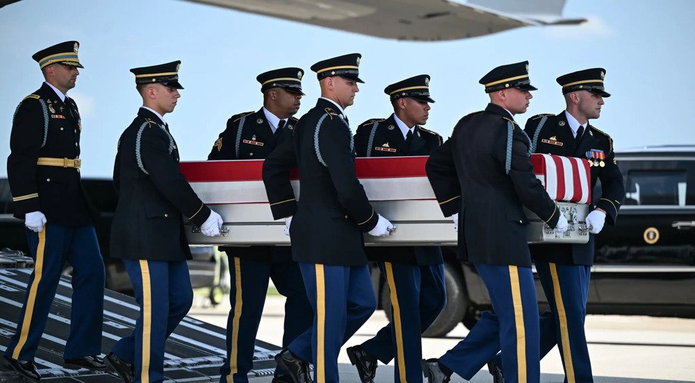 The body of a US soldier killed in Iran’s retaliatory strikes in Jordan in July is being transferred to the United States. (Photo by the New York Times)
