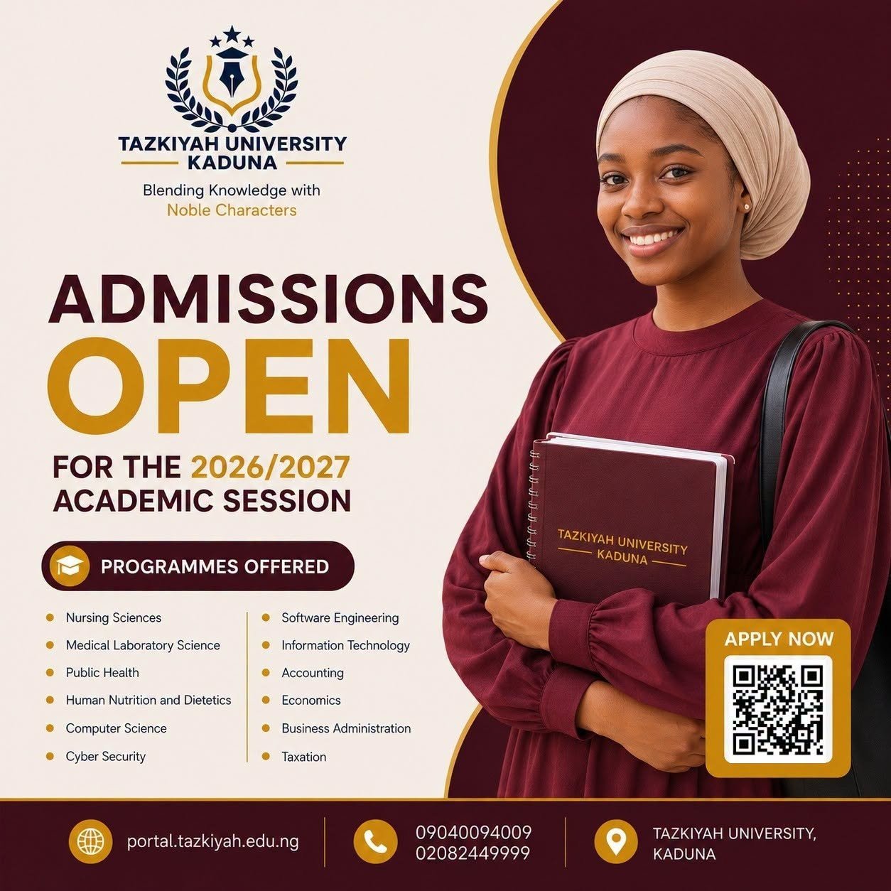 All-Female Tazkiyah University Announces 20262027 Admissions