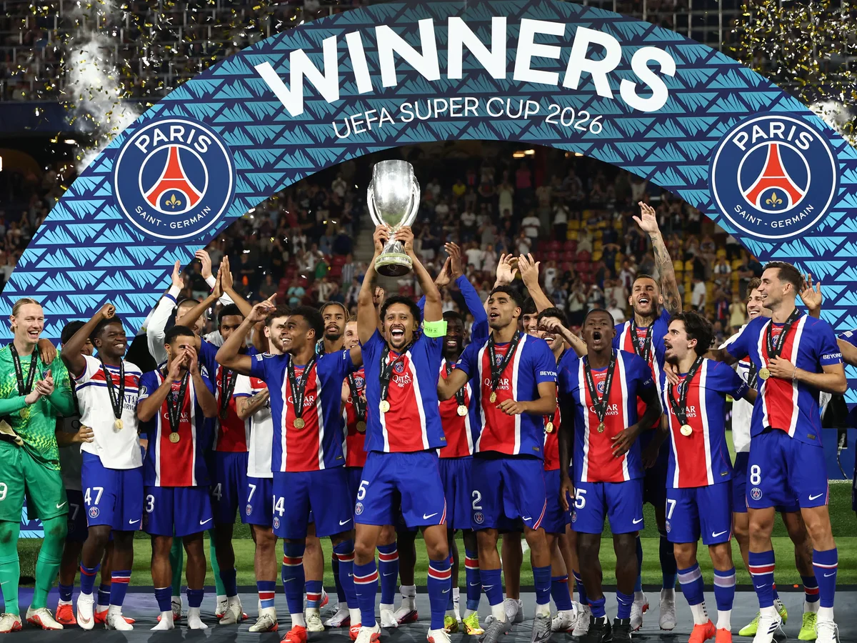 PSG Defeat Aston Villa to Retain Super Cup Trophy